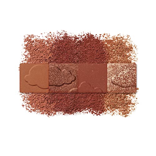 COVERGIRL Clean Fresh Clean Color Eyeshadow Palette, Shimmer Finish, Vegan Formula - Spiced Copper, 4g (0.14 oz)