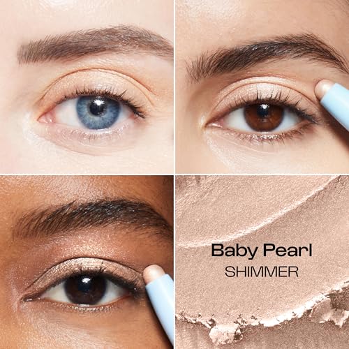 ALLEYOOP 11th Hour Waterproof Cream Eyeshadow Stick ? Long-Lasting Eye Shadow Pencil & Eyeliner, Cream to Powder Stick & Highlighter ? Smudge-Proof Eyeshadow Shimmer, Champagne Shimmer