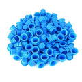 100Pcs Blue Ink Caps Ink Cups Mixed Sizes, Professional Tattoo Supplies£¬ Easy to Use Portable Beauty Products Tattoo Inks