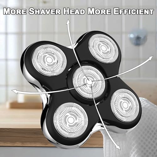 Vacuum Beard Trimmer for Men ? Mustache Trimmer with Adjustable Comb - Men's Beard Trimmer Cordless - Beard Trimmer with Vacuum Precision Dial, Low Noise, Waterproof Grooming Kit