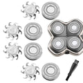 4pcs Head Shaver Replacement Blades for Skull Shaver Pitbull 4 Head Series and 3 Head Series