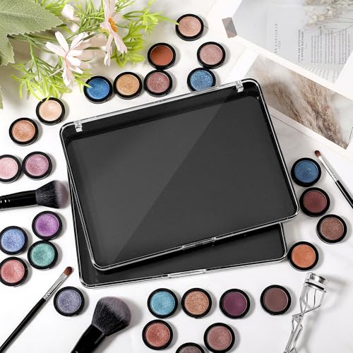 6 Pcs Magnetic Makeup Palette, Empty Cosmetics Storage Box with Clear Top for Eyeshadow, Blush, Powder, Lipstick DIY Organization, 5.51x3.94 Inch