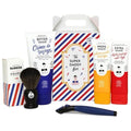 Super Daddy Shaving Gift Set for Men | Shaving Kit with Razor, Brush, Pre-Shave Lotion, Shaving Cream & After Shave Cream Beard Grooming Gift Basket for Him Husband Dad Made in France