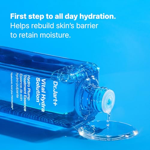 Dr.Jart+ Vital Hydra Solution Hydro Plump Treatment Korean Essence with Hyaluronic Acid for Glass Skin| Korean Skin Care, 5.07 Fl Oz