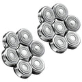 7 Head Shaver Replacement Head Shavers for Bald Men for Most Brand Men Foil Shaver Razor Universal Shaver Head,2pack