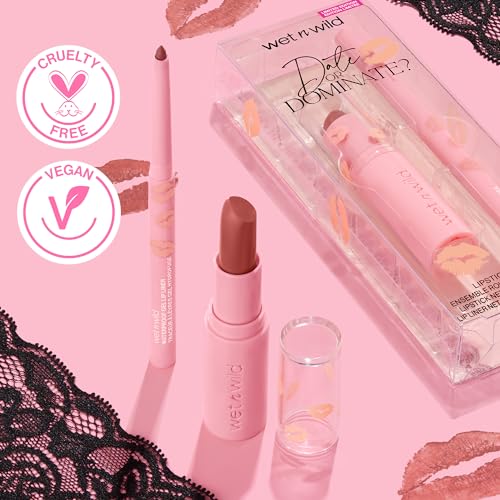 wet n wild Date Or Dominate Lipstick & Liner Set - Date & Tell