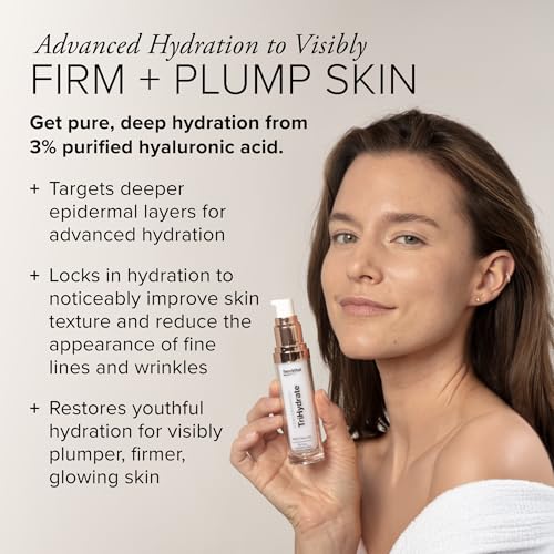 SeroVital Beauty TriHydrate Concentrate ? 3% Multi-Molecular Hyaluronic Acid Serum for Deep Hydration, Visible Plumping & Firming ? Fragrance-Free Daily Hydrating Face Serum - 1 fl oz