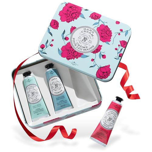 La Chatelaine Aqua Hand Cream Trio and Luxury Soap Trio Gift Sets l Made in France | Plant-Based | Enriched with Organic Shea Butter (Coconut Milk, Shea, Sweet Almond)