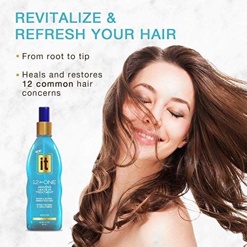 12-in-One Amazing Leave-In Hair Treatment Spray - Infused with Abyssinian Oil to Hydrate Smooth and Nourish Hair - Conditioner Spray Strengthens and Protects Dry & Damaged Hair