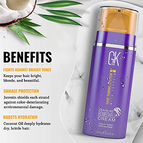 Global Keratin GK HAIR Shield Shampoo and Conditioner Duo (240ml/ 8.11 fl. oz) | Organic Argan Oil Hair Serum 50ml For Frizz Control Dry Damage Hair Repair
