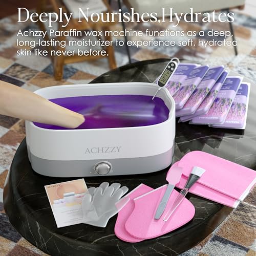 Paraffin Wax Machine for Hands and Feet, 4000ml Paraffin Bath, Paraffin Wax Warmer with Refills, Fast Wax Meltdown, Precision Temperature Control