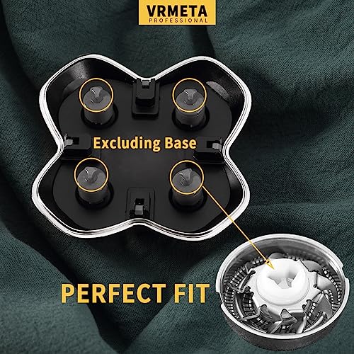 8 PCS Shaver Head Replacement Blades for Skull Shaver Pitbull Gold PRO Shaver Replacement Blade, Shaver Replacement Heads for Pitbull Platinum Pro Shaver (8 PCS Silvery)