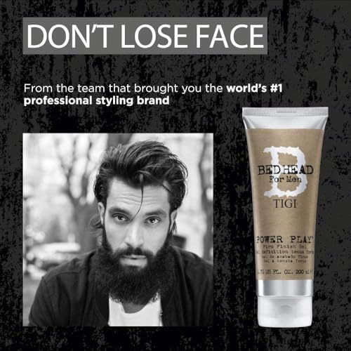 Bed Head for Men Power Play Firm Finish Gel, 6.76 Fluid Ounce