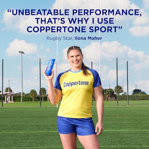 Coppertone Sport Sunscreen Lotion, Broad Spectrum SPF 70 Sunscreen Multi Pack, 7 Fl Oz, Pack of 2