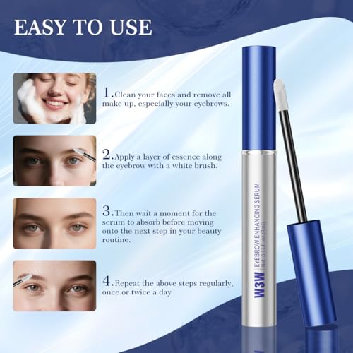 Eyebrow Growth Serum£¬Eyebrow Serum to Grow Brows 3ML,To Boost Longer Fuller and Thicker Looking Eyebrows,No Prostaglandins, Vegan & Non?Irritating