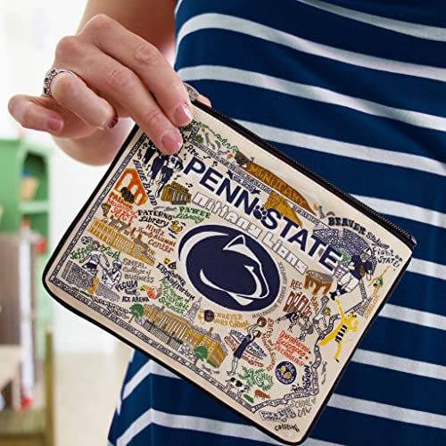 Catstudio Collegiate Zipper Pouch, Penn State University Travel Toiletry Bag, Ideal Gift for College Students or Alumni, Makeup Bag, Dog Treat Pouch, or Travel Purse