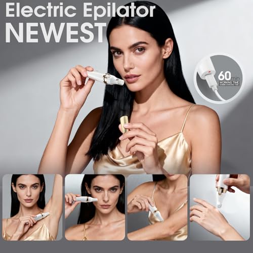 DSP 4-in-1 Beauty Set for Women: Epilator, Hair Removal Device, Electric Shaver & Trimmer, Waterproof with Fast Charging, Includes Accessories ? Perfect Home Hair Device