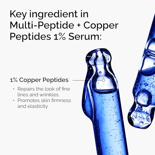 The Ordinary Multi-Peptide + Copper Peptides 1%, Anti-Aging Serum for Fine Lines and Skin Elasticity