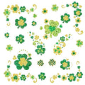 88pcs St Patricks Day Temporary Tattoos Glitter Shamrock Face Tattoos Clover Body Stickers for Irish Party Favors Parades Accessories Saint Patricks Day Decorations(face88)