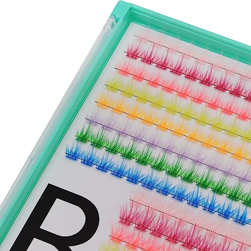 Bodermincer XXXL Tray 204pcs 9 Colors Mixed/Black Mixed Length Lash Clusters Lash Extensions 10+12mm MIX/12-14mm MIX/14+16mm MIX Wispy Lashes (12+14mm MIX)