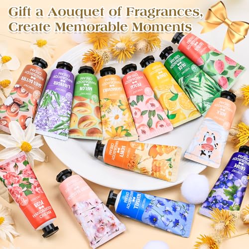84 Pack Hand Cream Gifts Set for Women,Easter Basket Stuffers,Mothers Day Gifts,Teacher Appreciation Gift,Nurse Week Gift,Mini Moisturizing Hand Lotion Travel Size in Bulk for Dry Cracked Hands