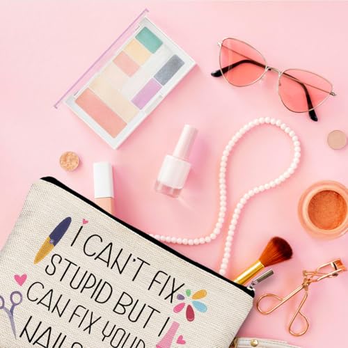 MNIGIU ITYSL TV Show Inspired Gift I¡¯m the Tiredest I¡¯ve ever Been Makeup Zipper Pouch for Tim Fans (Tiredest), Medium