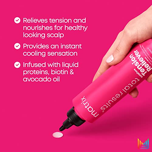 Matrix Instacure Tension Reliever Leave-In Scalp Serum - Moisturizes Dry and Irritated Scalp, Cools Tension in Braids, Protective & Tight Hairstyles, 6.8 Fl Oz
