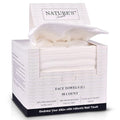 Nature¡¯s Touch Face Towels, Biodegradable Viscose, 100% USDA Biobased, Disposable Face Towelette, Ultra Soft, Vegan, OEKO-TEX Certified, Travel, Skincare, Beauty Routine Use, 10"x12", Pack of 1, 50 Ct