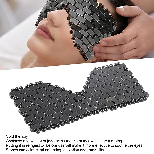 Jade Eye Mask, Jade Eye Mask for Facials Sleeping Masks Relief Eye Fatigue