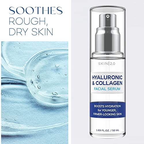 Hyaluronic & Collagen Beauty Value Set - Serum, Moisturizer & Face Masks