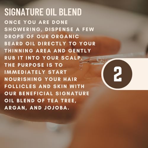 Johnny Slicks Hair and Beard Grooming Kit | Organic Pomade, Beard Oil, Beard Wash | USA Made, Veteran Owned (Anti-Itch, Anti-Dandruff, Promotes Growth), Original Scent