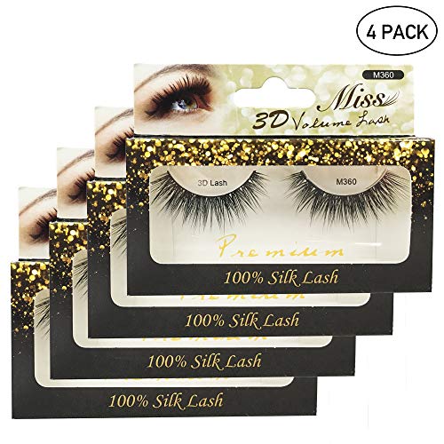 Gold Star False Eyelashes, 18mm Strip Lashes with Holographic Accents, Dramatic Fluffy Design (Gold Stars)