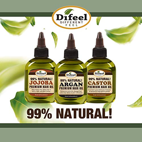 Difeel Castor Pro-Growth Shampoo 33.8 oz. - Made with Natural Castor Oil for Hair Growth, Sulfate Free Shampoo