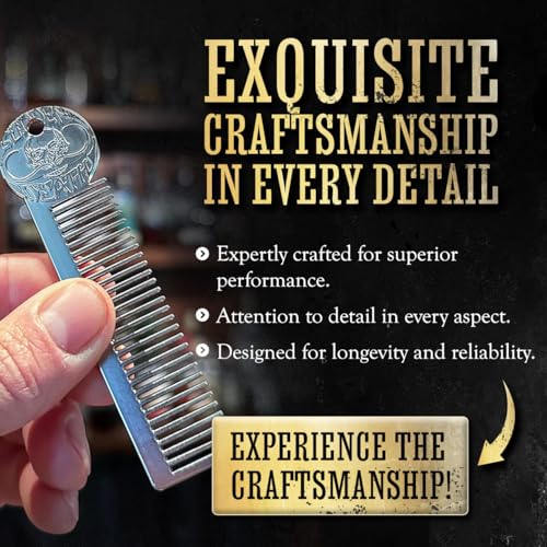 Moustache Care Gift Set by Vintage Grooming Co. | Death Grip & Sudden Death Mustache Wax & Comb Kit