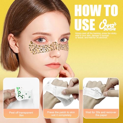 Cheetah Freckles Face Tattoo - Wild Spot & Savage Glamour Temporary Tattoos | Waterproof Leopard Print Fake Freckles for Music Festival, Halloween Costume, Party Makeup (8 Sheets)