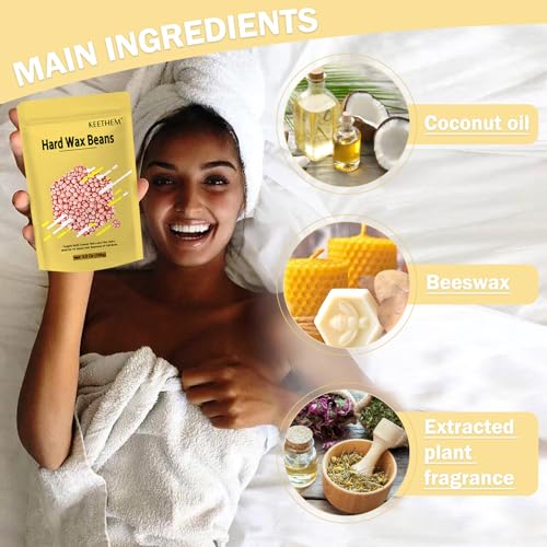 Wax Beads 2.2 lbs /1000g£¬Premium Hard Wax Beads for Coarse Hair, Refill Wax Beads for Hair Removal and Sensitive Skin Women, Work on Face, Brazilian, Bikini, Body (Multi Color)