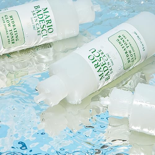 Mario Badescu Hydrating Glow Toner with Jojoba & PHA - Brightens, Rejuvenates, and Nourishes for Luminous Skin - Facial Toner and Serum Formula with Cooling Sensation