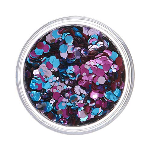 Mystic Bio Biodegradable Eco Chunky Glitter by Moon Glitter - 100% Cosmetic Bio Glitter for Face, Body, Nails, Hair and Lips - 3g - Enchanted