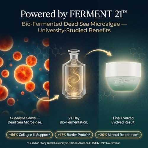 SEACRET Minerals Bio Skin Glow Advanced Radiance Cream, Deeply Hydrating Facial Moisturizer, 1.7 Fl Oz / 50 ml