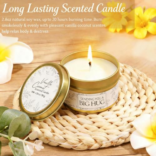 Get Well Soon Gifts for Women ? Self Care Spa Gift Basket, Thinking of You Gifts Sympathy Care Package, Sending Hugs Recovery Gift Set for Birthday, Christmas, Wife, Mom, Sister & Friends