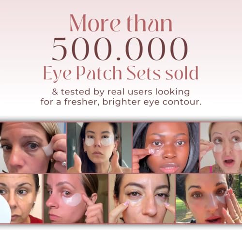 InstaFirm Eye Patches ? Under Eye Mask for Puffiness and Dark Circles ? Topicals Eye Treatment for Women & Men ? Eye Bags Solution ? Hydrating Eye Masks for Health and Beauty (8 pairs)