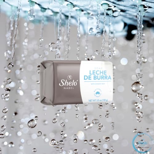Shelo Nabel Body and Face Soap Jab?n de Leche de Burra ? Shelo Nabel | Hidratante y Regenerador | Aclara Manchas, Nutre y Suaviza | Piel Normal, Seca y Sensible | Uso Facial y Corporal | 100g