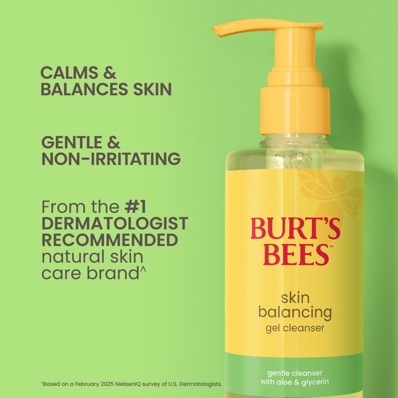 Gentle Face Cleanser for Sensitive Skin with Aloe & Glycerin - 8 fl oz