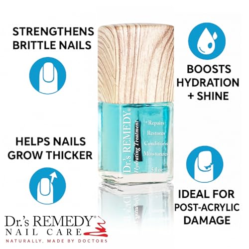 Dr¡¯s Remedy 3 Pack Nail Polish Treatment Kit, RESTORATIVE Remedy Trio, Non Toxic and Organic All Natural Enriched Nail Strengthener - CARESS Cuticle Oil/Hydration Nail Treatment/TOTAL Two-in-One