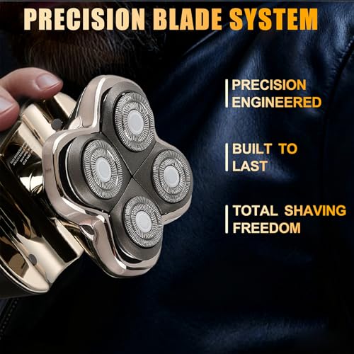 Lnauy Shaver Blades Compatible with Skull Shaver Baron PRO 4, Pitbull, Palm, Butterfly Kiss Shaver, Skull Shaver Replacement Heads Blades