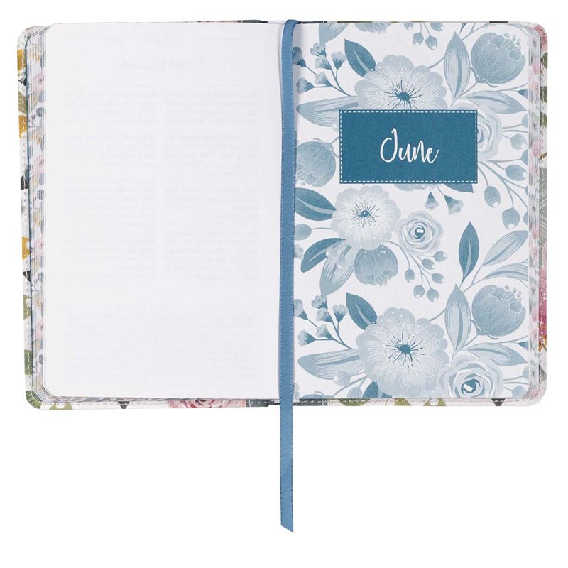 Pocket Bible Devotional for Women Floral Cover - Inspirational Christian Gift