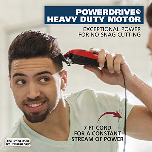 Wahl USA Clip ¡®N Trim 2 in 1 Corded Hair Clipper with Pop Up Trimmer Kit, The Perfect Hair Clippers for Men¡¯s Haircuts and Long Beard Touch Up Grooming ? 79900-1501P