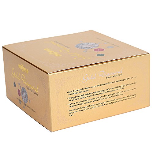[made in korea] MISKIN Diaforce 60 sheets Gold & Diamond Hydro-Gel Eye Patch eye mask by miskin