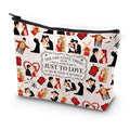 JYTAPP M Musical Makeup Bag The Greatest Thing You'll Ever Learn Is Just To Love And Be Loved In Return Cosmetic Bag for Fans