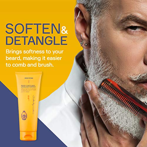 SEVEN POTIONS Beard Conditioner for Men ? Prevents Beard Itch and Dandruff ? Natural, Vegan, Cruelty Free (Woodland Harmony, 8.45 FL OZ)